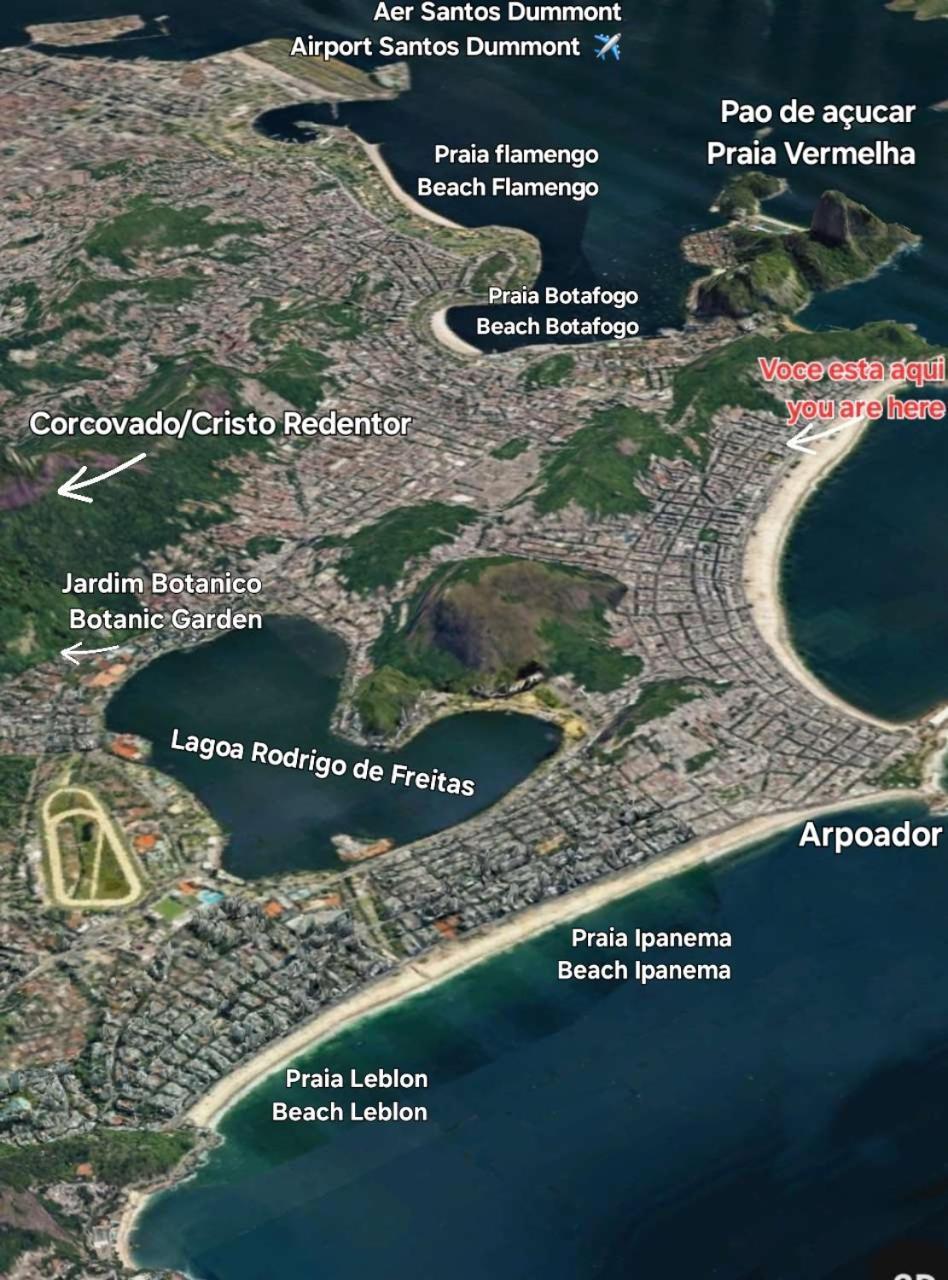 ריו דה ז'ניירו Apartamento Copacabana Beach - Apartamento Confortavel Posto 2 Vista Mar מראה חיצוני תמונה