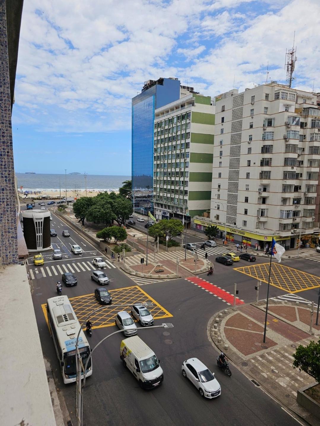 ריו דה ז'ניירו Apartamento Copacabana Beach - Apartamento Confortavel Posto 2 Vista Mar מראה חיצוני תמונה